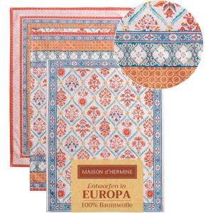imageMaison d Hermine Kitchen Towel 100 Cotton Quick Dry Cleaning Dishtowel for Gifts Dining Home Wedding Banquet Buffet Dalida  ThanksgivingChristmas Set of 305  Romane