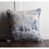 imageMaison d Hermine Equinoxe  Blue 100 Cotton Decorative Pillow Cover for Couch Sofa Cushion Covers Bedroom Home Living Room 20quotx20quot01  Savana Jouy  Blue Giraffe