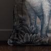 imageMaison d Hermine Equinoxe  Blue 100 Cotton Decorative Pillow Cover for Couch Sofa Cushion Covers Bedroom Home Living Room 20quotx20quot01  Savana Jouy  Blue Elephant