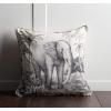 imageMaison d Hermine Equinoxe  Blue 100 Cotton Decorative Pillow Cover for Couch Sofa Cushion Covers Bedroom Home Living Room 20quotx20quot02  Savana Jouy  Black Elephant