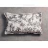 imageMaison d Hermine Equinoxe  Blue 100 Cotton Decorative Pillow Cover for Couch Sofa Cushion Covers Bedroom Home Living Room 20quotx20quot02  Savana Jouy  Black