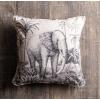 imageMaison d Hermine Equinoxe  Blue 100 Cotton Decorative Pillow Cover for Couch Sofa Cushion Covers Bedroom Home Living Room 20quotx20quot02  Savana Jouy  Black Elephant