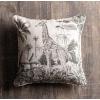 imageMaison d Hermine Equinoxe  Blue 100 Cotton Decorative Pillow Cover for Couch Sofa Cushion Covers Bedroom Home Living Room 20quotx20quot03  Savana Jouy  Beige Giraffe