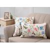 imageMaison d Hermine Equinoxe  Blue 100 Cotton Decorative Pillow Cover for Couch Sofa Cushion Covers Bedroom Home Living Room 20quotx20quot07  Neo Ipomee  Multicolor