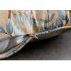 imageMaison d Hermine Equinoxe  Blue 100 Cotton Decorative Pillow Cover for Couch Sofa Cushion Covers Bedroom Home Living Room 20quotx20quot12  Feuillage  Light Ecru