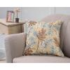 imageMaison d Hermine Equinoxe  Blue 100 Cotton Decorative Pillow Cover for Couch Sofa Cushion Covers Bedroom Home Living Room 20quotx20quot12  Feuillage  Light Ecru