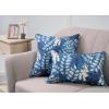 imageMaison d Hermine Equinoxe  Blue 100 Cotton Decorative Pillow Cover for Couch Sofa Cushion Covers Bedroom Home Living Room 20quotx20quot13  Feuillage  Air Force Blue