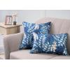 imageMaison d Hermine Equinoxe  Blue 100 Cotton Decorative Pillow Cover for Couch Sofa Cushion Covers Bedroom Home Living Room 20quotx20quot13  Feuillage  Air Force Blue