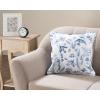 imageMaison d Hermine Equinoxe  Blue 100 Cotton Decorative Pillow Cover for Couch Sofa Cushion Covers Bedroom Home Living Room 20quotx20quot22  Neo Ipomee  White