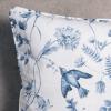 imageMaison d Hermine Equinoxe  Blue 100 Cotton Decorative Pillow Cover for Couch Sofa Cushion Covers Bedroom Home Living Room 20quotx20quot22  Neo Ipomee  White