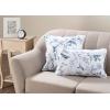 imageMaison d Hermine Equinoxe  Blue 100 Cotton Decorative Pillow Cover for Couch Sofa Cushion Covers Bedroom Home Living Room 20quotx20quot22  Neo Ipomee  White