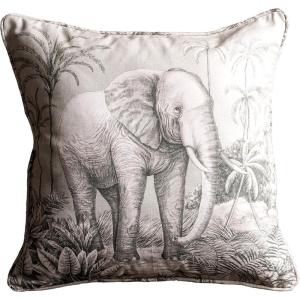 imageMaison d Hermine Equinoxe  Blue 100 Cotton Decorative Pillow Cover for Couch Sofa Cushion Covers Bedroom Home Living Room 20quotx20quot06  Savana Jouy  Green Elephant