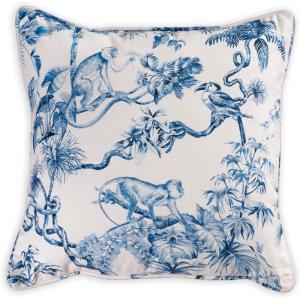 imageMaison d Hermine Equinoxe  Blue 100 Cotton Decorative Pillow Cover for Couch Sofa Cushion Covers Bedroom Home Living Room 20quotx20quot21  Bonobo  Blue