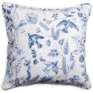 imageMaison d Hermine Equinoxe  Blue 100 Cotton Decorative Pillow Cover for Couch Sofa Cushion Covers Bedroom Home Living Room 20quotx20quot22  Neo Ipomee  White