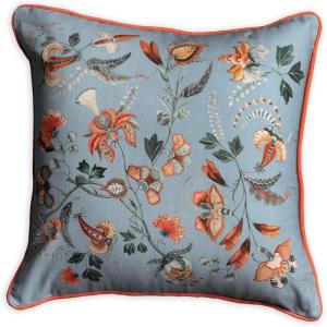 imageMaison d Hermine Equinoxe  Blue 100 Cotton Decorative Pillow Cover for Couch Sofa Cushion Covers Bedroom Home Living Room 20quotx20quot24  Dalida  Blue