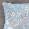 imageMaison d Hermine Decorative Pillow Cover 100 Cotton 20 Inch x 20 Inch Toile Cushion Covers with Invisible Zipper for Sofa Couch Home Pale Garden  Saumon Romantic Poppy  SpringSummer20  Celeste