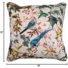 imageMaison d Hermine Decorative Pillow Cover 100 Cotton 20 Inch x 20 Inch Toile Cushion Covers with Invisible Zipper for Sofa Couch Home Pale Garden  Saumon Romantic Poppy  SpringSummer23  Hokuzai  Beige
