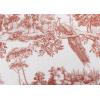 imageMaison d Hermine Decorative Pillow Cover 100 Cotton 20 Inch x 20 Inch Toile Cushion Covers with Invisible Zipper for Sofa Couch Home Pale Garden  Saumon Romantic Poppy  SpringSummer24  Trianon  Brown