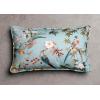 imageMaison d Hermine Decorative Pillow Cover 100 Cotton 20 Inch x 20 Inch Toile Cushion Covers with Invisible Zipper for Sofa Couch Home Pale Garden  Saumon Romantic Poppy  SpringSummer02  Hokuzai  Blue