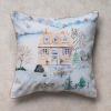 imageMaison d Hermine Decorative Pillow Cover 100 Cotton 20 Inch x 20 Inch Toile Cushion Covers with Invisible Zipper for Sofa Couch Home Pale Garden  Saumon Romantic Poppy  SpringSummer28  Snowy World