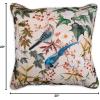 imageMaison d Hermine Decorative Pillow Cover 100 Cotton 20 Inch x 20 Inch Toile Cushion Covers with Invisible Zipper for Sofa Couch Home Pale Garden  Saumon Romantic Poppy  SpringSummer23  Hokuzai  Beige