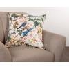 imageMaison d Hermine Decorative Pillow Cover 100 Cotton 20 Inch x 20 Inch Toile Cushion Covers with Invisible Zipper for Sofa Couch Home Pale Garden  Saumon Romantic Poppy  SpringSummer23  Hokuzai  Beige