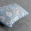 imageMaison d Hermine Decorative Pillow Cover 100 Cotton 20 Inch x 20 Inch Toile Cushion Covers with Invisible Zipper for Sofa Couch Home Pale Garden  Saumon Romantic Poppy  SpringSummer20  Celeste