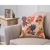 imageMaison d Hermine Decorative Pillow Cover 100 Cotton 20 Inch x 20 Inch Toile Cushion Covers with Invisible Zipper for Sofa Couch Home Pale Garden  Saumon Romantic Poppy  SpringSummer22  Kalahari