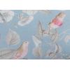 imageMaison d Hermine Decorative Pillow Cover 100 Cotton 20 Inch x 20 Inch Toile Cushion Covers with Invisible Zipper for Sofa Couch Home Pale Garden  Saumon Romantic Poppy  SpringSummer20  Celeste