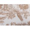 imageMaison d Hermine Decorative Pillow Cover 100 Cotton 20 Inch x 20 Inch Toile Cushion Covers with Invisible Zipper for Sofa Couch Home Pale Garden  Saumon Romantic Poppy  SpringSummer18  Trianon  Bronze