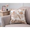 imageMaison d Hermine Decorative Pillow Cover 100 Cotton 20 Inch x 20 Inch Toile Cushion Covers with Invisible Zipper for Sofa Couch Home Pale Garden  Saumon Romantic Poppy  SpringSummer18  Trianon  Bronze