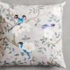 imageMaison d Hermine Decorative Pillow Cover 100 Cotton 20 Inch x 20 Inch Toile Cushion Covers with Invisible Zipper for Sofa Couch Home Pale Garden  Saumon Romantic Poppy  SpringSummer09  Osaka