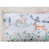 imageMaison d Hermine Decorative Pillow Cover 100 Cotton 20 Inch x 20 Inch Toile Cushion Covers with Invisible Zipper for Sofa Couch Home Pale Garden  Saumon Romantic Poppy  SpringSummer28  Snowy World