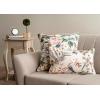 imageMaison d Hermine Decorative Pillow Cover 100 Cotton 20 Inch x 20 Inch Toile Cushion Covers with Invisible Zipper for Sofa Couch Home Pale Garden  Saumon Romantic Poppy  SpringSummer23  Hokuzai  Beige