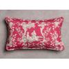 imageMaison d Hermine Decorative Pillow Cover 100 Cotton 20 Inch x 20 Inch Toile Cushion Covers with Invisible Zipper for Sofa Couch Home Pale Garden  Saumon Romantic Poppy  SpringSummer13  Joli Jouy  Red