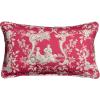 imageMaison d Hermine Decorative Pillow Cover 100 Cotton 20 Inch x 20 Inch Toile Cushion Covers with Invisible Zipper for Sofa Couch Home Pale Garden  Saumon Romantic Poppy  SpringSummer13  Joli Jouy  Red