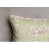 imageMaison d Hermine Decorative Pillow Cover 100 Cotton 20 Inch x 20 Inch Toile Cushion Covers with Invisible Zipper for Sofa Couch Home Pale Garden  Saumon Romantic Poppy  SpringSummer06  Joli Jouy  Green