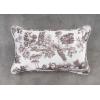 imageMaison d Hermine Decorative Pillow Cover 100 Cotton 20 Inch x 20 Inch Toile Cushion Covers with Invisible Zipper for Sofa Couch Home Pale Garden  Saumon Romantic Poppy  SpringSummer12  Trianon  Grey