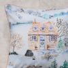 imageMaison d Hermine Decorative Pillow Cover 100 Cotton 20 Inch x 20 Inch Toile Cushion Covers with Invisible Zipper for Sofa Couch Home Pale Garden  Saumon Romantic Poppy  SpringSummer28  Snowy World
