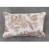 imageMaison d Hermine Decorative Pillow Cover 100 Cotton 20 Inch x 20 Inch Toile Cushion Covers with Invisible Zipper for Sofa Couch Home Pale Garden  Saumon Romantic Poppy  SpringSummer18  Trianon  Bronze