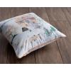 imageMaison d Hermine Decorative Pillow Cover 100 Cotton 20 Inch x 20 Inch Toile Cushion Covers with Invisible Zipper for Sofa Couch Home Pale Garden  Saumon Romantic Poppy  SpringSummer28  Snowy World