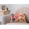 imageMaison d Hermine Decorative Pillow Cover 100 Cotton 20 Inch x 20 Inch Toile Cushion Covers with Invisible Zipper for Sofa Couch Home Pale Garden  Saumon Romantic Poppy  SpringSummer22  Kalahari