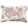 imageMaison d Hermine Decorative Pillow Cover 100 Cotton 20 Inch x 20 Inch Toile Cushion Covers with Invisible Zipper for Sofa Couch Home Pale Garden  Saumon Romantic Poppy  SpringSummer18  Trianon  Bronze