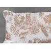 imageMaison d Hermine Decorative Pillow Cover 100 Cotton 20 Inch x 20 Inch Toile Cushion Covers with Invisible Zipper for Sofa Couch Home Pale Garden  Saumon Romantic Poppy  SpringSummer18  Trianon  Bronze