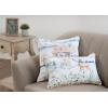 imageMaison d Hermine Decorative Pillow Cover 100 Cotton 20 Inch x 20 Inch Toile Cushion Covers with Invisible Zipper for Sofa Couch Home Pale Garden  Saumon Romantic Poppy  SpringSummer28  Snowy World