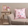 imageMaison d Hermine Decorative Pillow Cover 100 Cotton 20 Inch x 20 Inch Toile Cushion Covers with Invisible Zipper for Sofa Couch Home Pale Garden  Saumon Romantic Poppy  SpringSummer25  Pale Garden  Rps