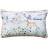 imageMaison d Hermine Decorative Pillow Cover 100 Cotton 20 Inch x 20 Inch Toile Cushion Covers with Invisible Zipper for Sofa Couch Home Pale Garden  Saumon Romantic Poppy  SpringSummer28  Snowy World