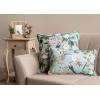 imageMaison d Hermine Decorative Pillow Cover 100 Cotton 20 Inch x 20 Inch Toile Cushion Covers with Invisible Zipper for Sofa Couch Home Pale Garden  Saumon Romantic Poppy  SpringSummer02  Hokuzai  Blue