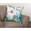 imageMaison d Hermine Decorative Pillow Cover 100 Cotton 20 Inch x 20 Inch Toile Cushion Covers with Invisible Zipper for Sofa Couch Home Pale Garden  Saumon Romantic Poppy  SpringSummer15  Tropiques