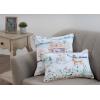 imageMaison d Hermine Decorative Pillow Cover 100 Cotton 20 Inch x 20 Inch Toile Cushion Covers with Invisible Zipper for Sofa Couch Home Pale Garden  Saumon Romantic Poppy  SpringSummer28  Snowy World
